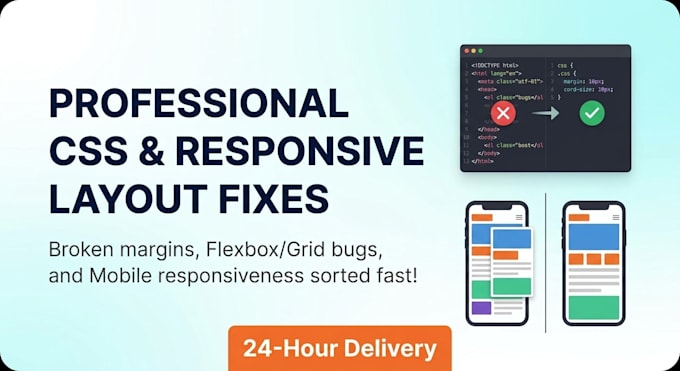 fix your CSS layout, broken margins, and responsive web bugs