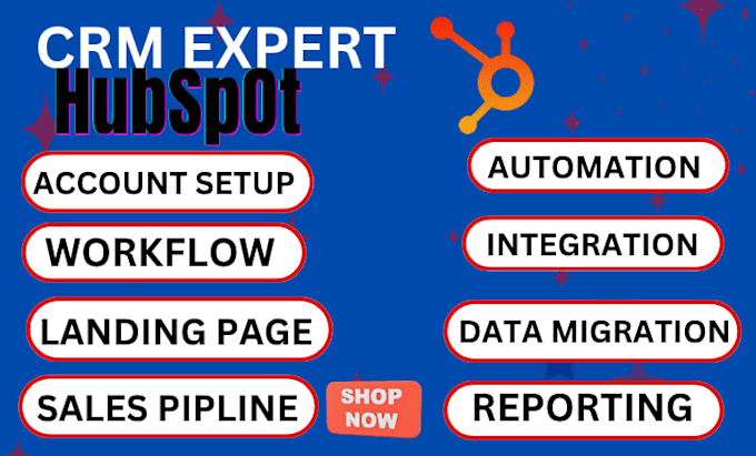 setup hubspot CRM automation, workflows, pipelines and integrations