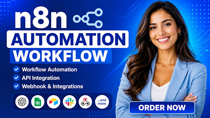 Do n8n ai agent automation workflow, build make com vapi retell ai ...