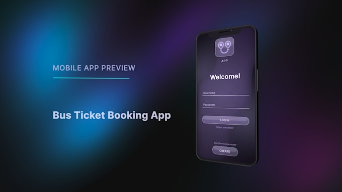 create a mobile app preview video with product demo