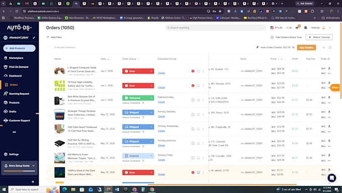 ebay virtual assistant listings with auto ds management