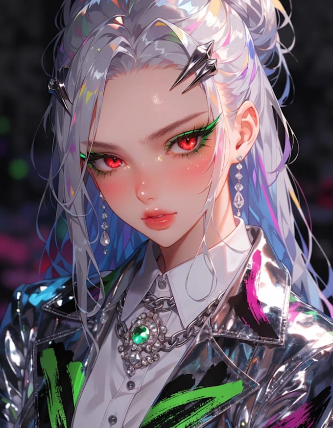 draw anime art illustration professionally