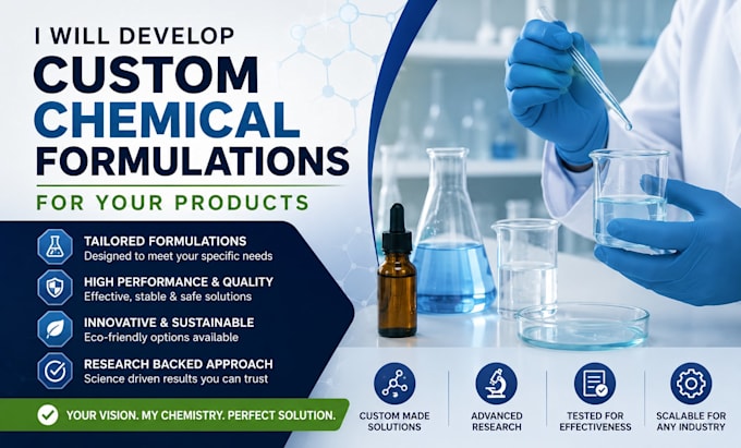 develop custom chemical formulations for your products