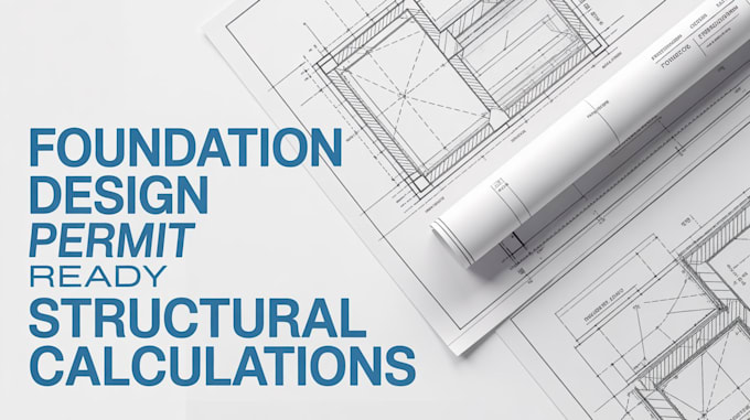 do foundation design structural calculations and permit drawings