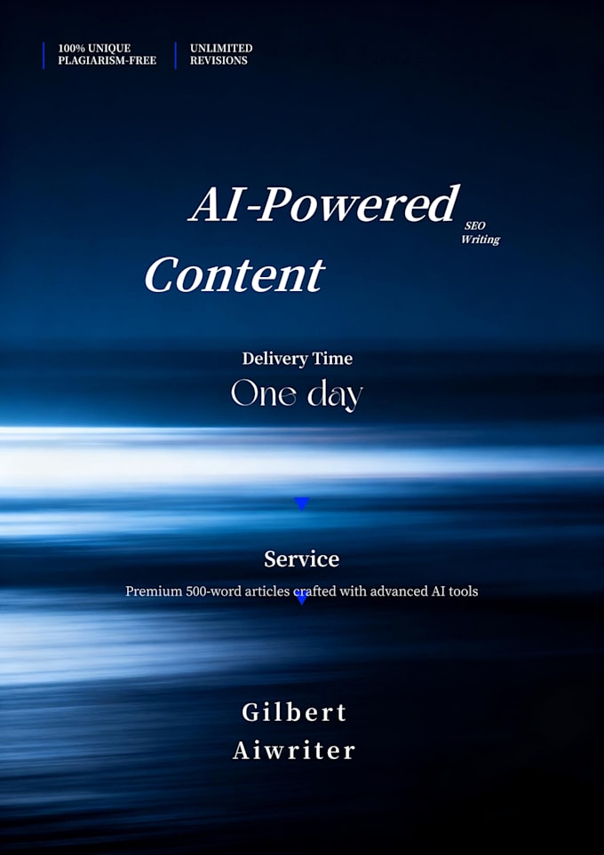 ai SEO article writing
