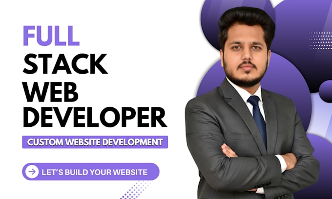 do custom website development, frontend backend developer, full stack developer