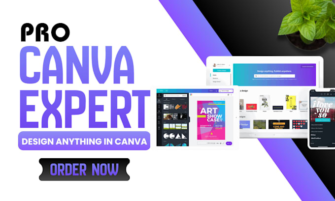 be your canva pro expert and design anything in canva