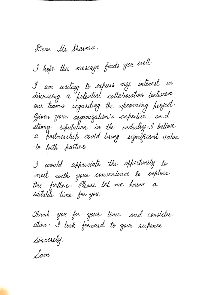 write a beautiful handwritten, letter quotes, poetry, notes for you