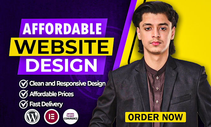 create affordable design for wordpress website, redesign and elementor pro