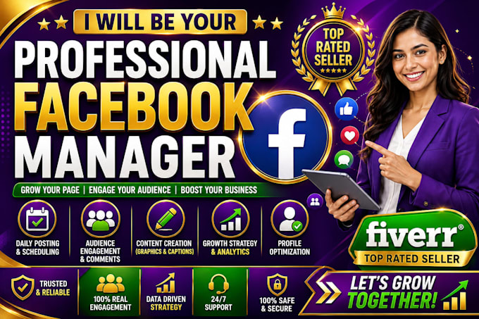 be your professional facebook page manager