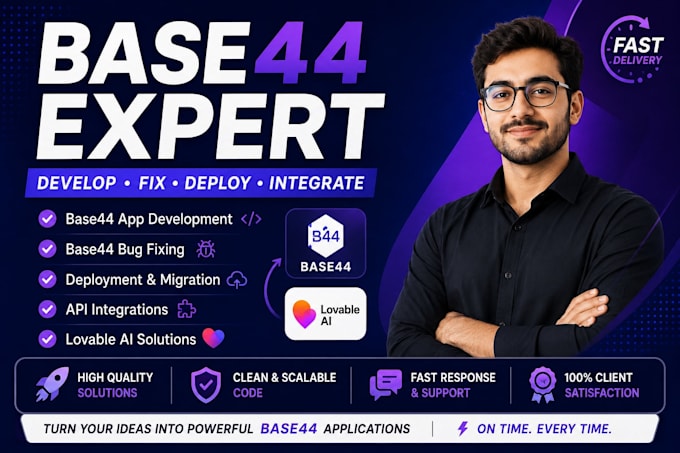 develop base44 app, fix base44 errors, deploy base44 and lovable ai