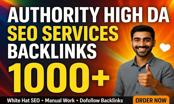 provide 1000 plus high authority diverse SEO backlink