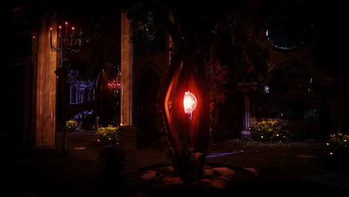 create a stylized 3d environment scene in blender