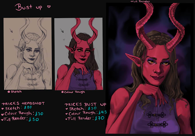 create a digital drawing of your oc