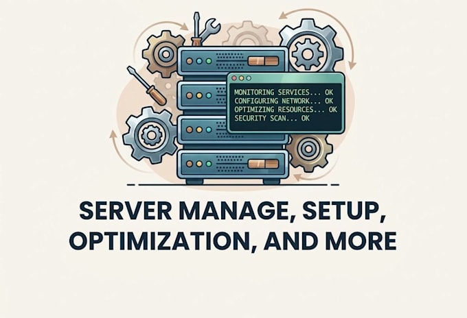 setup, manage or optimze vps or server
