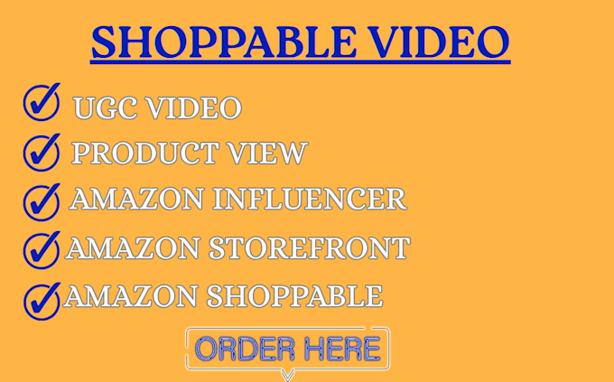 create an amazon influencer shoppable video or ugc