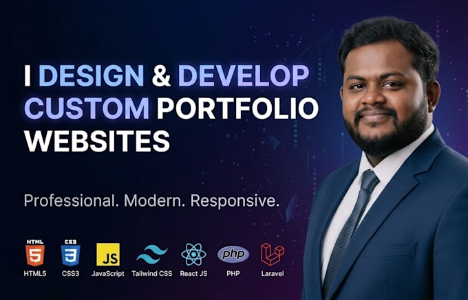 design and develop professional custom websites and portfolio websites