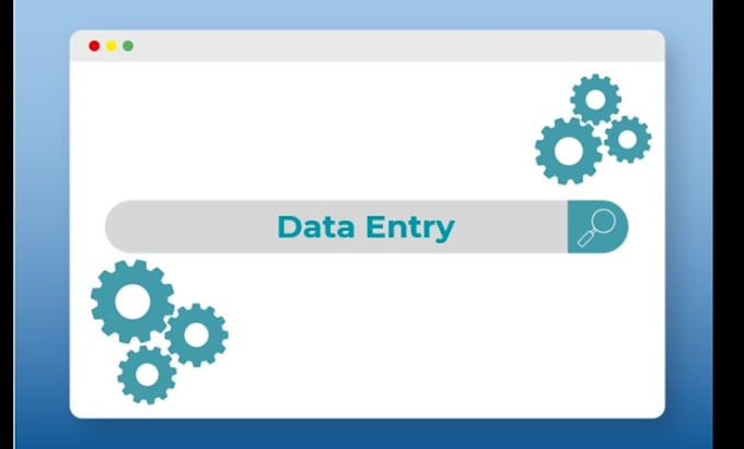 transfer or enter or organize data