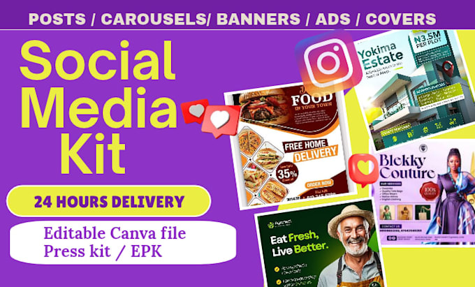 design media kit press kit epk full branding kit for influcers