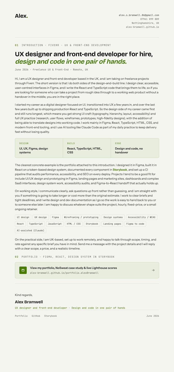 design and develop your website or web app