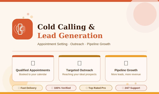 generate real estate leads, cold call and book appointments