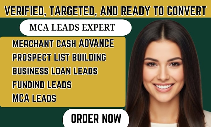 provide targeted mca leads and business loan prospect lists