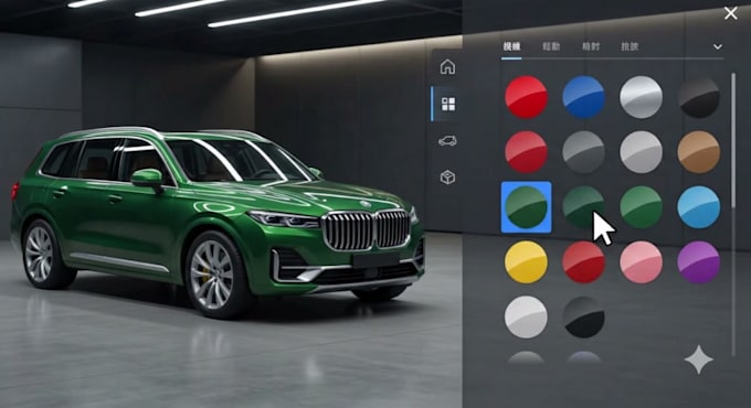 create interactive 3d car configurator for automotive website and apps