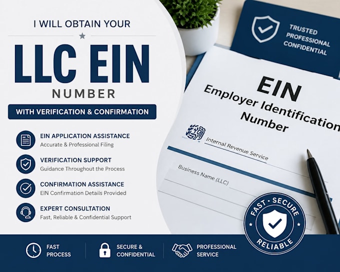 obtain your llc ein number with verification and confirmation