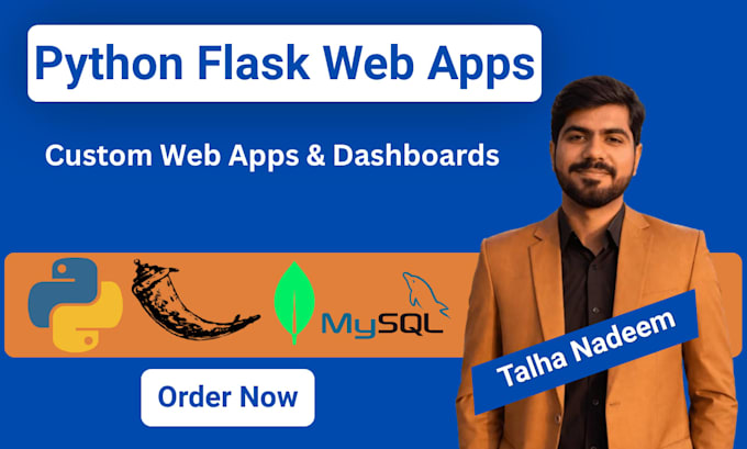 build a custom python flask web application or admin portal