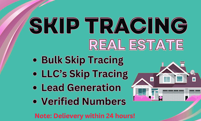 do data entry for skip tracing