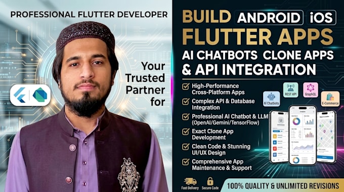 build android ios flutter apps ai clone apps