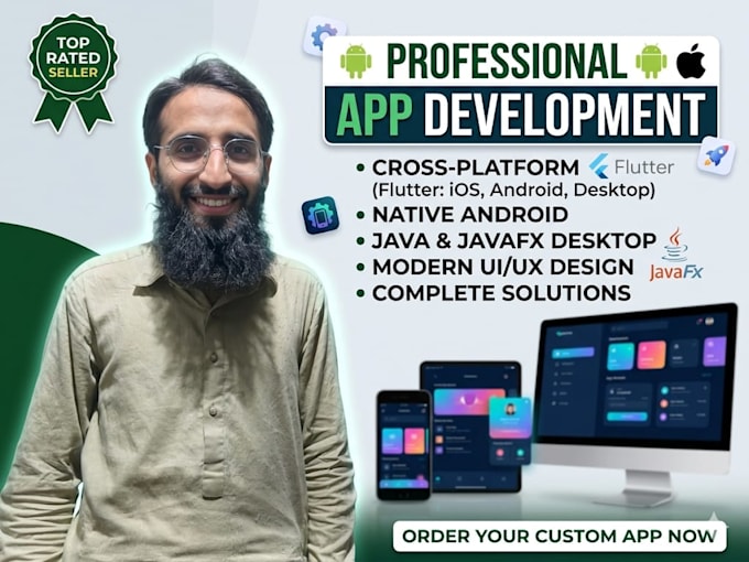 develop a professional android and ios mobile app for your business