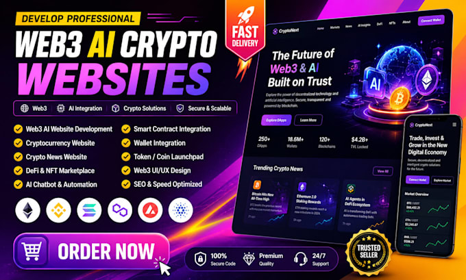 develop web3 ai cryptocurrency ai website crypto news website web3 ai website