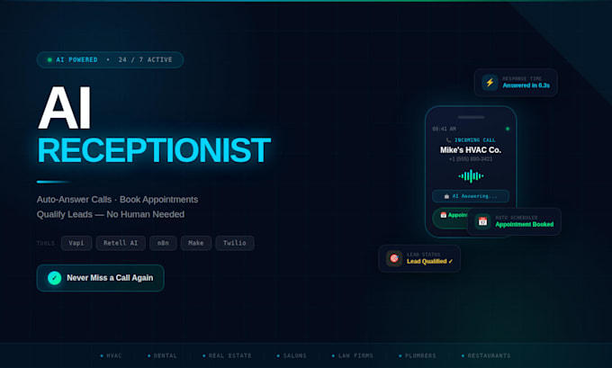 build an ai receptionist for your business
