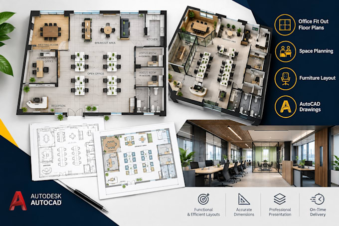design office fit out floor plans office space planning furniture layout autocad
