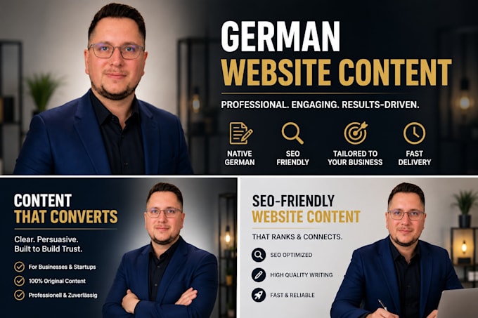 write german SEO articles and blog posts