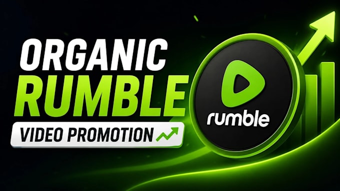do organic rumble video promotion, rumble subscriber, rumble views