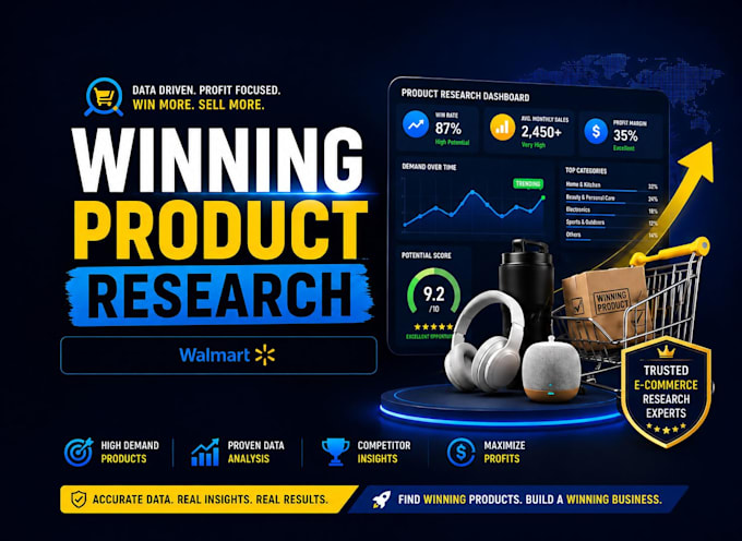 do product research for walmart and ebay dropshipping