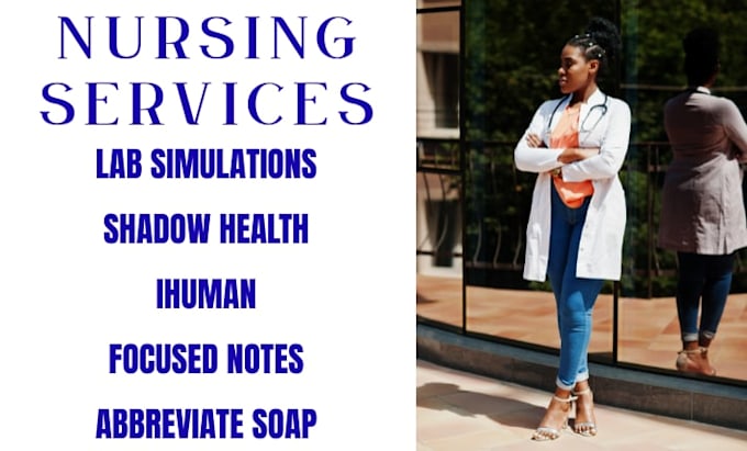 do ihuman, shadow health, lab simulations, abbreviate soap