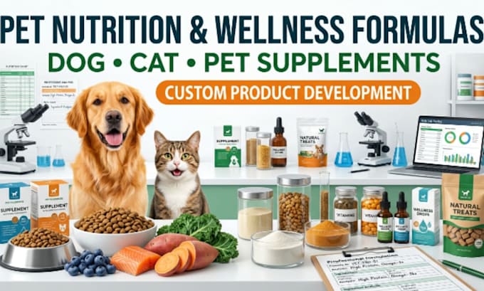 create professional pet nutrition and wellness formulas