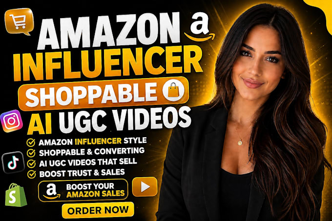 create amazon influencer shoppable ai ugc videos