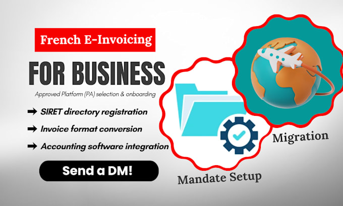 do french e invoicing mandate setup and migration for business