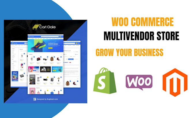 create a shopify woocommerce multivendor ecommerce marketplace using dokan wcfm