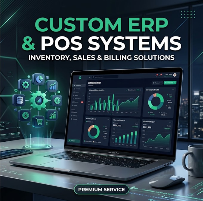 develop custom erp or pos system for your business