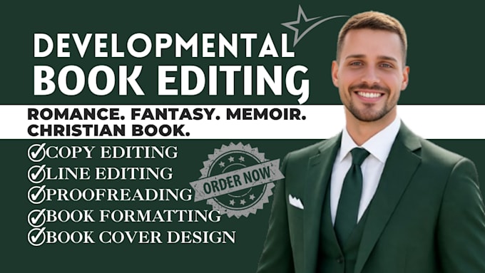 developmental edit psychology thriller, romance manuscript, book editor