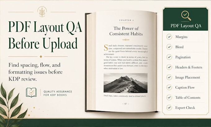 format your book interior for KDP print