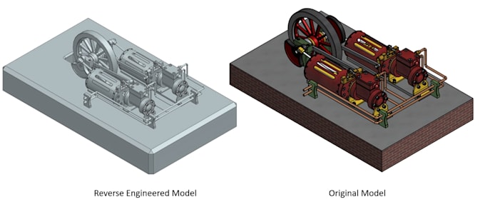reverse engineer 3d cad model from stl obj scan and images