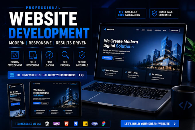 develop modern responsive business websites using ai tools