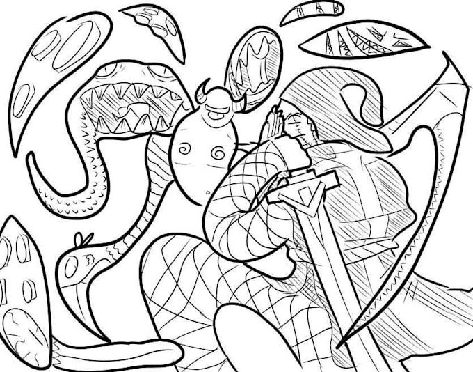 do cartoon style illustration