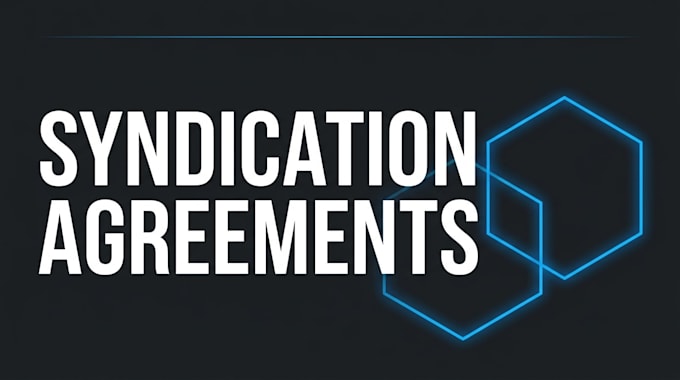 draft your real estate syndication agreement and operating